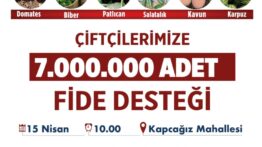 Şahinbey Belediyesi’nden Çiftçilere 7 Milyon Fide Desteği