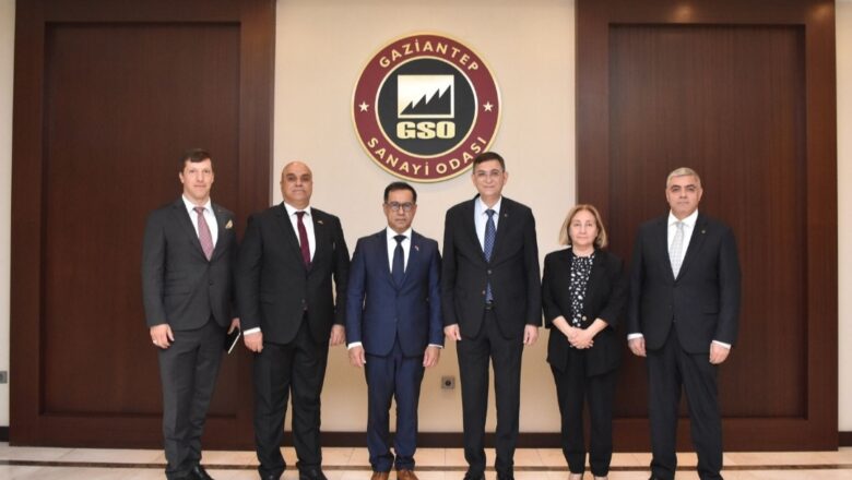  Letonya Büyükelçisi’nden Gaziantep Sanayi Odası’na Ziyaret!