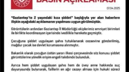 Gaziantep’te 2 Yaşındaki Çocuğa Şiddet: Baba Tutuklandı, Çocuk Devlet Korumasında