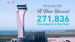 İstanbul Havalimanı’ndan Yeni Bir Yolcu Rekoru: 271 Bin 836 Yolcu