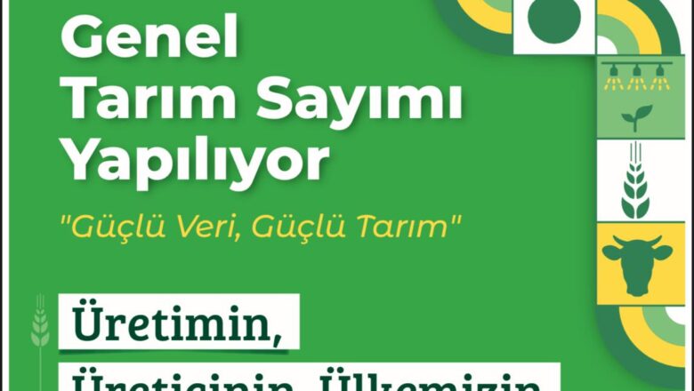  Konya’da 2025 Genel Tarım Sayımı Başladı