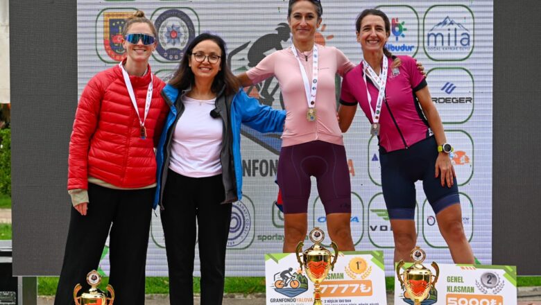  Vali Hülya Kaya, Gran Fondo Yalova Bisiklet Yarışı’nda Ödülleri Takdim Etti