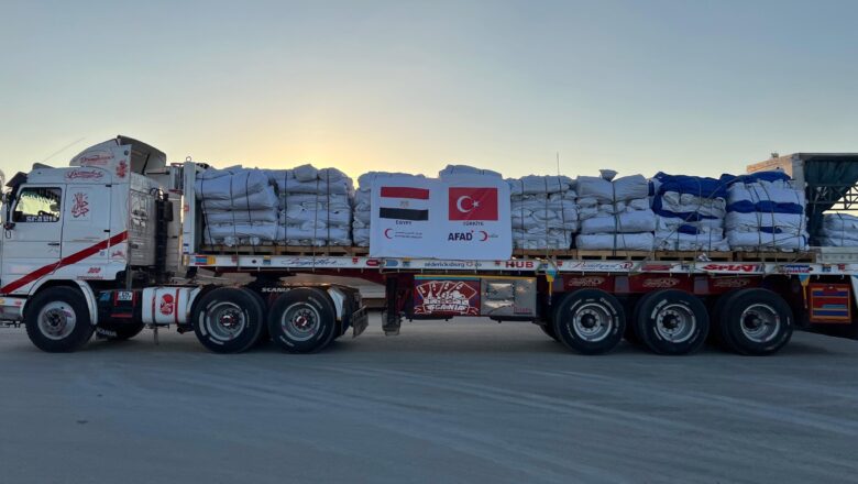  AFAD: Gazze’ye İnsani Yardım Faaliyetleri Hız Kazandı