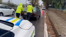 Yalova Trafik Ekiplerinden Yağmur Altında Örnek Mücadele