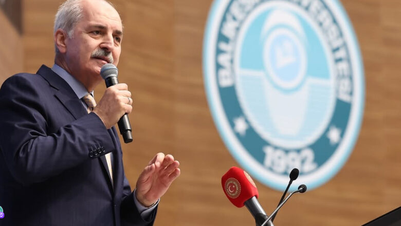  Balıkesir Üniversitesi 2025-2026 Akademik Yılı Açılış Töreninde Açılış Dersini TBMM Başkanı Numan Kurtulmuş Verdi