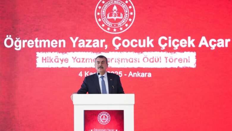  Bakan Tekin: “Öğretmen Yazarlarımızın Eserlerini 1 Milyonun Üzerinde Baskıyla Öğrencilerimize Ulaştıracağız”