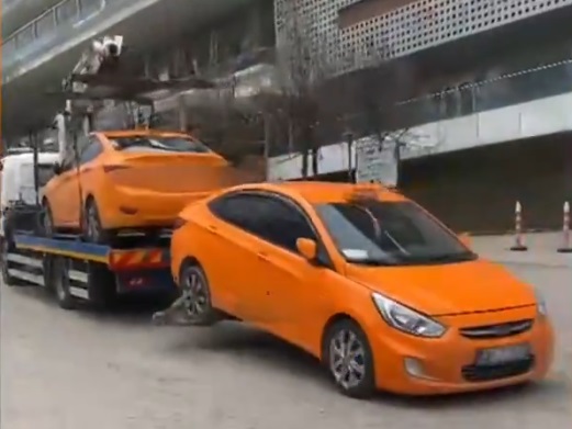  Ankara’da Yaya Geçidinde Tehlike Saçan Taksicilere “Gereği Yapıldı”