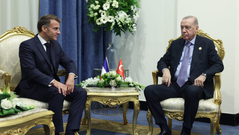 Cumhurbaşkanı Erdoğan İle Fransa Cumhurbaşkanı Macron Telefon Görüşmesi Gerçekleştirdi