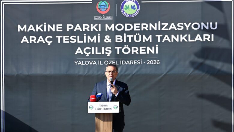  Yalova İl Özel İdaresi Makine Parkını Güçlendiriyor