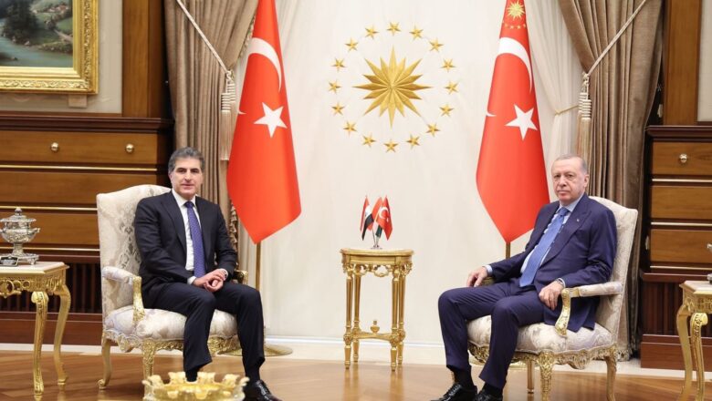  Erdoğan ile Neçirvan Barzani Telefonda Görüştü