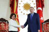 Cumhurbaşkanı Erdoğan, Kuzey Makedonya Cumhurbaşkanı Davkova ile Görüştü