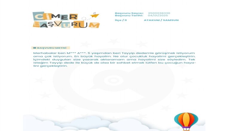  CİMER Çocukların Hayallerine ve Taleplerine Kapılarını Açtı: “Çocuk CİMER” Geliyor