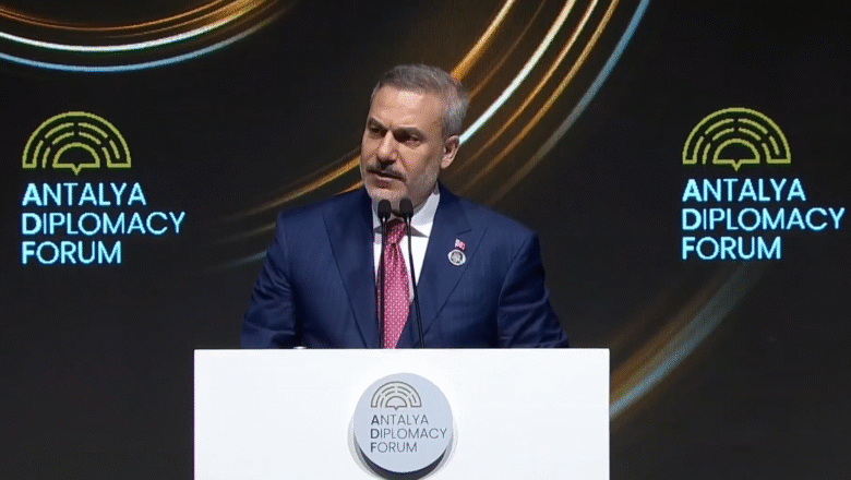  Bakan Fidan Antalya Diplomasi Forumu’nda Konuştu: “Diplomasi Yarını Tasarlamaktır”