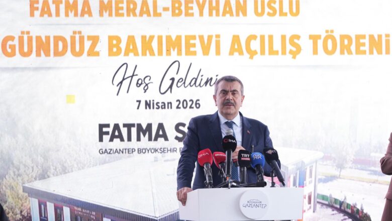  Bakan Yusuf Tekin Gaziantep’te Kreş Açılışı ve Sağlık Protokolü Törenine Katıldı