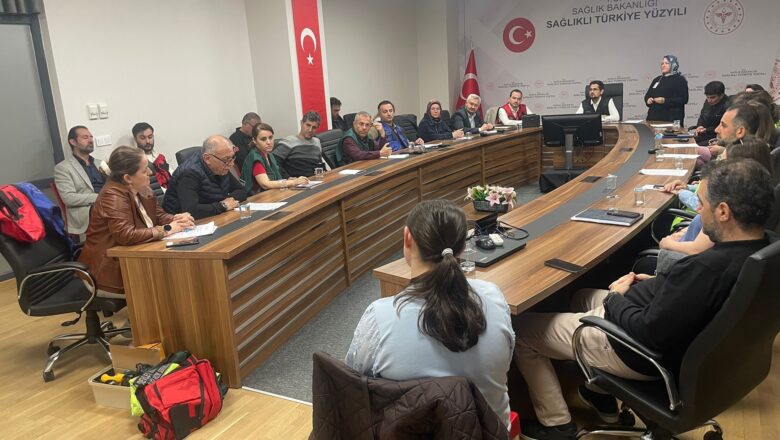  Yalova Eğitim Ve Araştırma Hastanesi Afet Planı Güncellendi