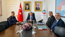 Valimiz Sayın Ahmet Hamdi Usta Okul Güvenliği Toplantısına Katıldı