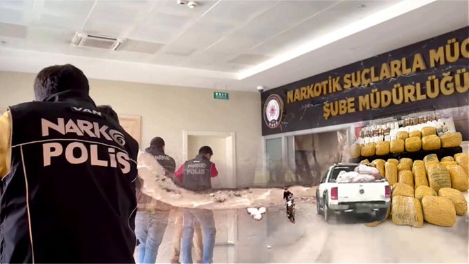  Van’da Dev Uyuşturucu Operasyonu: 240 Kilogram Madde Ele Geçirildi