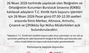 Yalova’da Sınav Günü Nüfus Müdürlükleri Mesai Yapacak