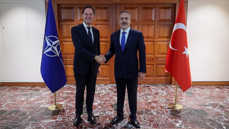  Dışişleri Bakanı Fidan, NATO Genel Sekreteri Rutte ile Ankara’da Bir Araya Geldi
