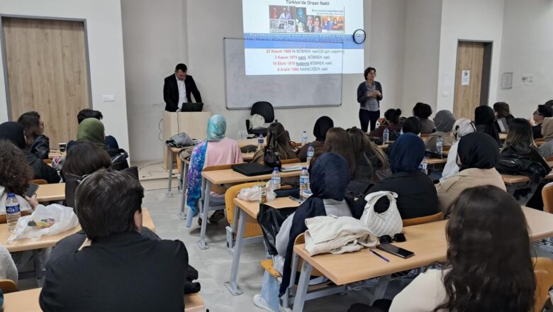  Yalova’da Organ Bağışı ve Önemi Anlatıldı