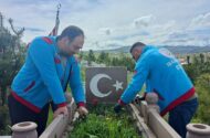 Susuz’da Şehit Kabristanları Bayram Öncesi Hazırlandı
