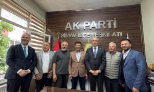 KÜTAHYA SİMAV AK PARTİ İLÇE TEŞKİLATINDA BAYRAMLAŞMA COŞKUSU