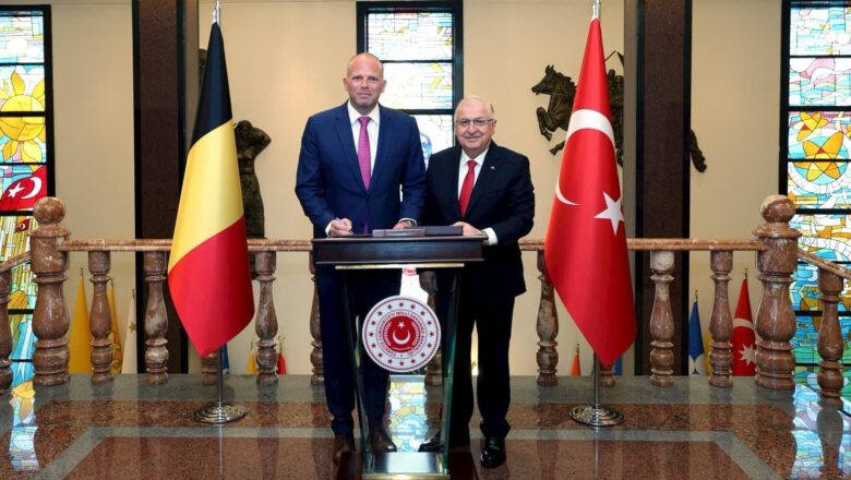  Milli Savunma Bakanı Yaşar Güler, Belçikalı Mevkidaşı Theo Francken İle Bir Araya Geldi