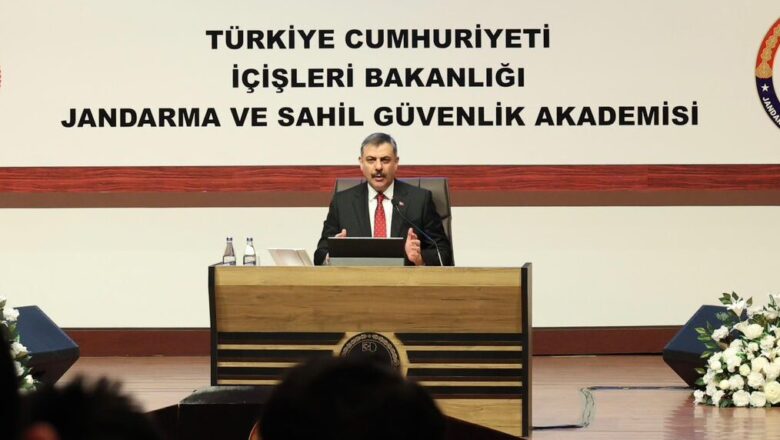  İçişleri Bakanı Mustafa Çiftçi, Jandarma ve Sahil Güvenlik Akademisi’nde Konferans Verdi