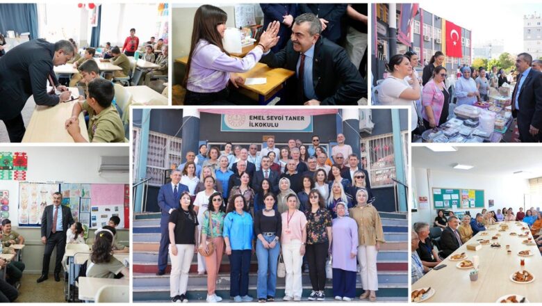  Bakan Tekin’den Antalya’da Okul Ziyareti