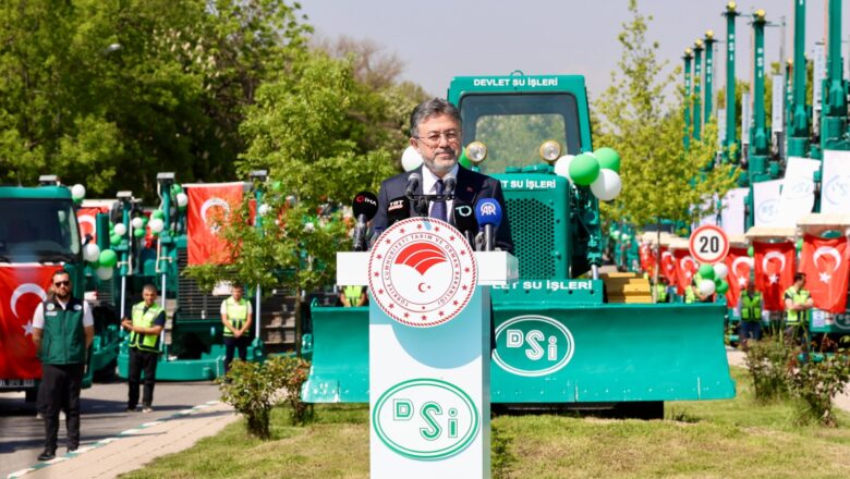  DSİ’nin Gücüne Güç Katacak “Yeşil Karıncalar” Göreve Başladı: 150 Yeni İş Makinesi Hizmete Alındı
