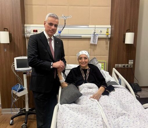Sağlık Bakanı Kemal Memişoğlu’ndan Cumhurbaşkanı Başdanışmanı Saadet Oruç’a Hastane Ziyareti