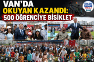 Van’da Okuyan Kazandı: 500 Öğrenciye Bisiklet