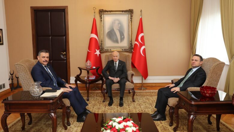  İçişleri Bakanı Mustafa Çiftçi Ve Adalet Bakanı Akın Gürlek’ten MHP Lideri Devlet Bahçeli’ye Ziyaret