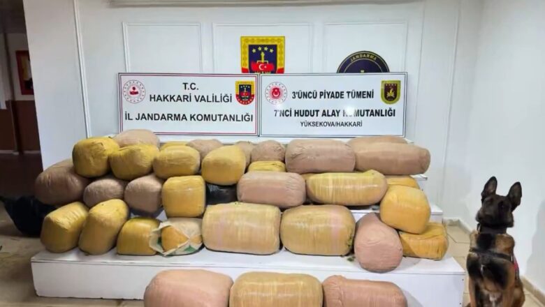  Hakkari’de Dev Uyuşturucu Operasyonu: 626 Kilogram Madde Ele Geçirildi