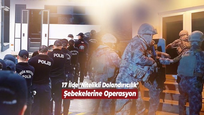  İçişleri Bakanlığı’ndan 17 İlde Dev Dolandırıcılık Operasyonu: 503 Şüpheli Yakalandı, 261 Tutuklama