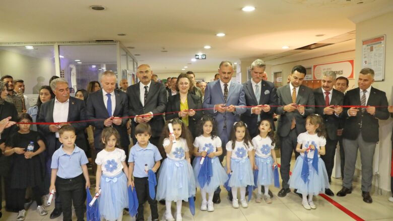  Ağrı’da Hayat Boyu Öğrenme Şenlikleri kapsamında kursiyerlerin eserleri sergilendi