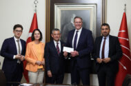 CHP Grup Başkanı Özgür Özel, Almanya Sosyal Demokrat Partisi Heyeti ile TBMM’de Bir Araya Geldi