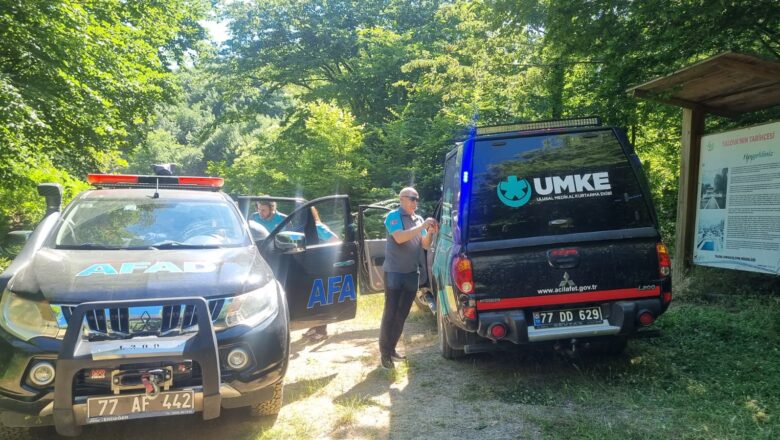 Yalova’da Şelale Mevkiinde Düşen Vatandaş Kurtarıldı