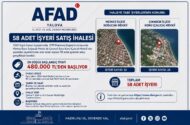 Yalova İl AFAD Müdürlüğü 58 Adet İşyerini İhale Usulüyle Satışa Çıkarıyor