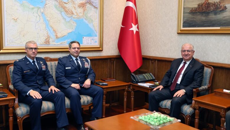  Milli Savunma Bakanı Güler ABD’li Ataşeleri Kabul Etti