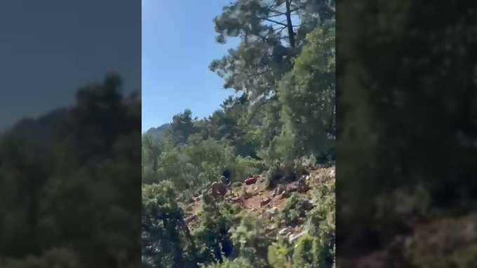  Antalya’da Dağlık Arazide Kaza Geçiren Vatandaş Askeri Helikopterle Kurtarıldı
