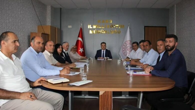Kars’ta Eğitim Çalışmaları Değerlendirildi – Tek Haber Ajansı (TEKHA) Türkiye’nin Habercisi