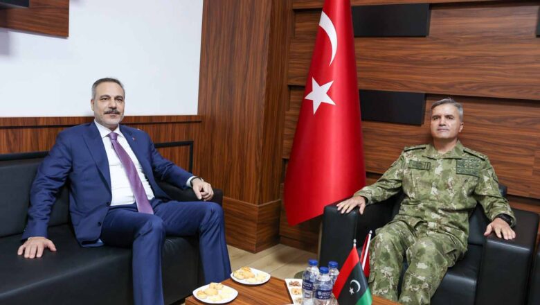 Dışişleri Bakanı Fidan TSK Libya Görev Grup Komutanlığını Ziyaret Etti