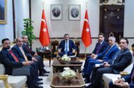 Cumhurbaşkanı Yardımcısı Yılmaz Irak Yolsuzlukla Mücadele Komisyonu Başkanı Lami’yi Kabul Etti