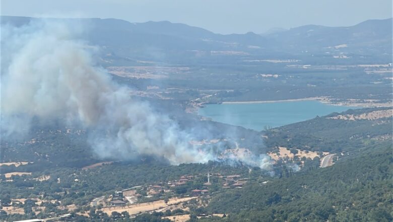  Çanakkale’de Kırsal Alandaki Yangın Ormana Sıçramadan Söndürüldü