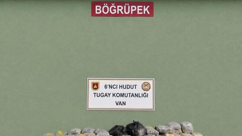  Van Hudut Hattında Kapsamlı Uyuşturucu Operasyonu