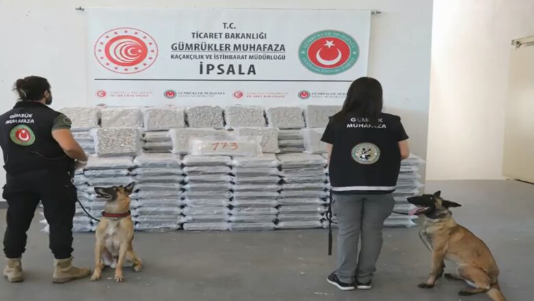  İpsala Sınır Kapısı’nda Karavana Gizlenen 387 Kilo Uyuşturucu Yakalandı