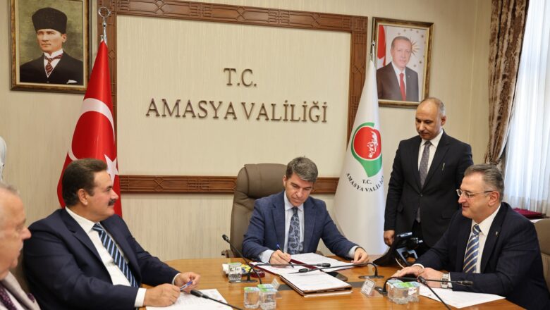 Gümüşhacıköy Organize Sanayi Bölgesi İçin Kuruluş Protokolü İmzalandı