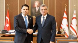 KKTC Cumhurbaşkanı Erhürman, TİKA Heyetini Kabul Etti