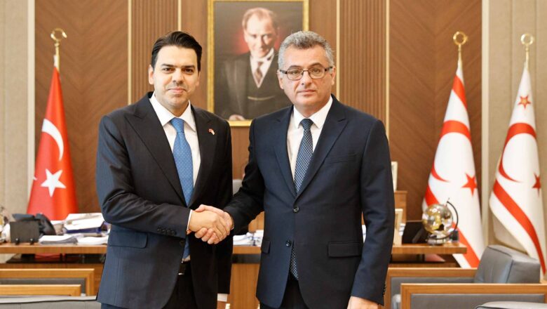  KKTC Cumhurbaşkanı Erhürman, TİKA Heyetini Kabul Etti
